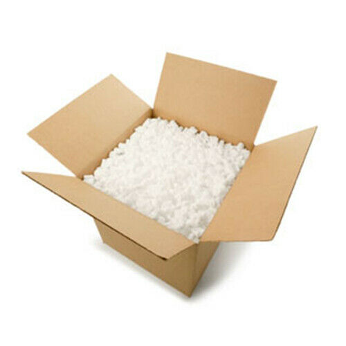 2.5 Cubic Foot Box of ECOFLO Biodegradable Loose Void Fill Packing Peanuts 